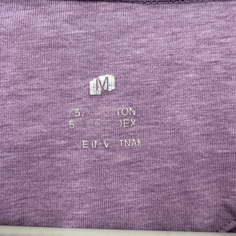 Johnny-o mens sz Medium polo shirt purple cotton preppy surf - Picture 4 of 7